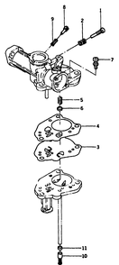 Carburetor - 5 Horsepower Kawasaki Engine Diagram and Parts List for 8773-0-G2450  Briggs and Stratton Generator